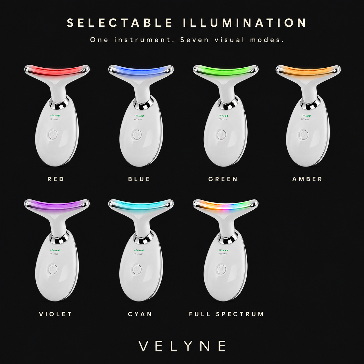 VELYNE ARC 01 selectable illumination display
